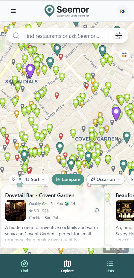 Seemor occasions grid — pick your moment